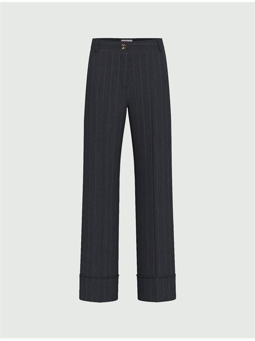 Pantalone dritto in gabardina stretch EMME MARELLA | EMMPENTOLA2394/002